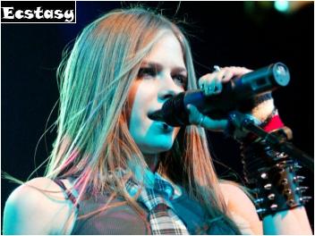 Avril na koncertu...